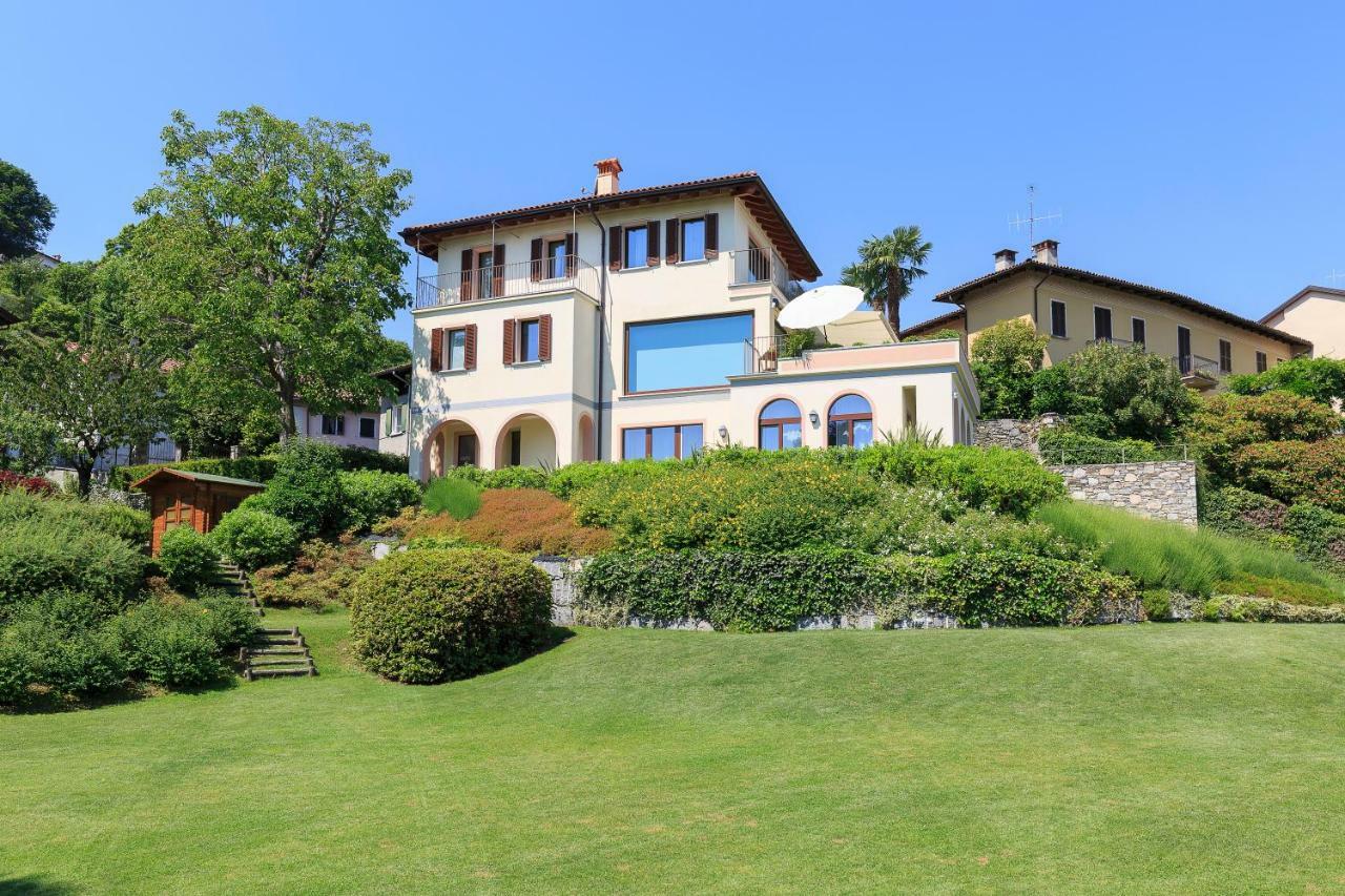 Villa Rubino Apartment Con Giardino E Jacuzzi Vista Lago Stresa Buitenkant foto