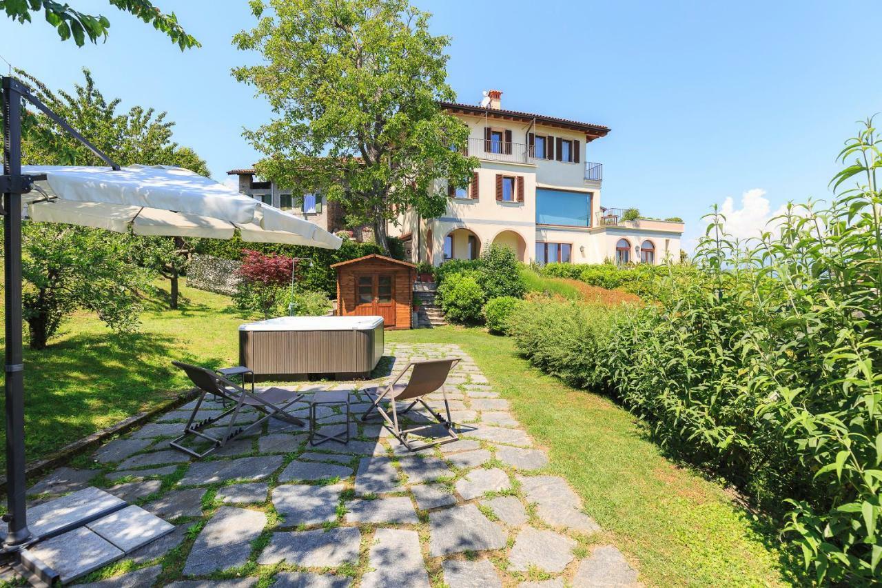 Villa Rubino Apartment Con Giardino E Jacuzzi Vista Lago Stresa Buitenkant foto