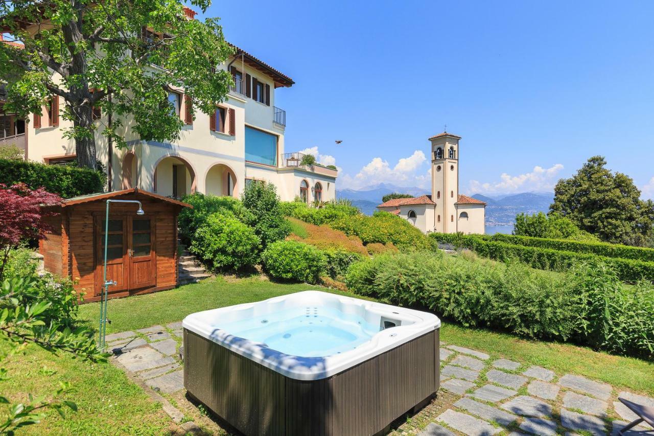 Villa Rubino Apartment Con Giardino E Jacuzzi Vista Lago Stresa Buitenkant foto