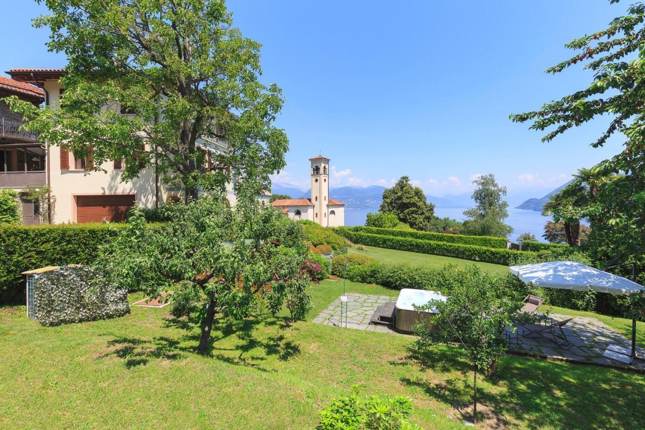 Villa Rubino Apartment Con Giardino E Jacuzzi Vista Lago Stresa Buitenkant foto